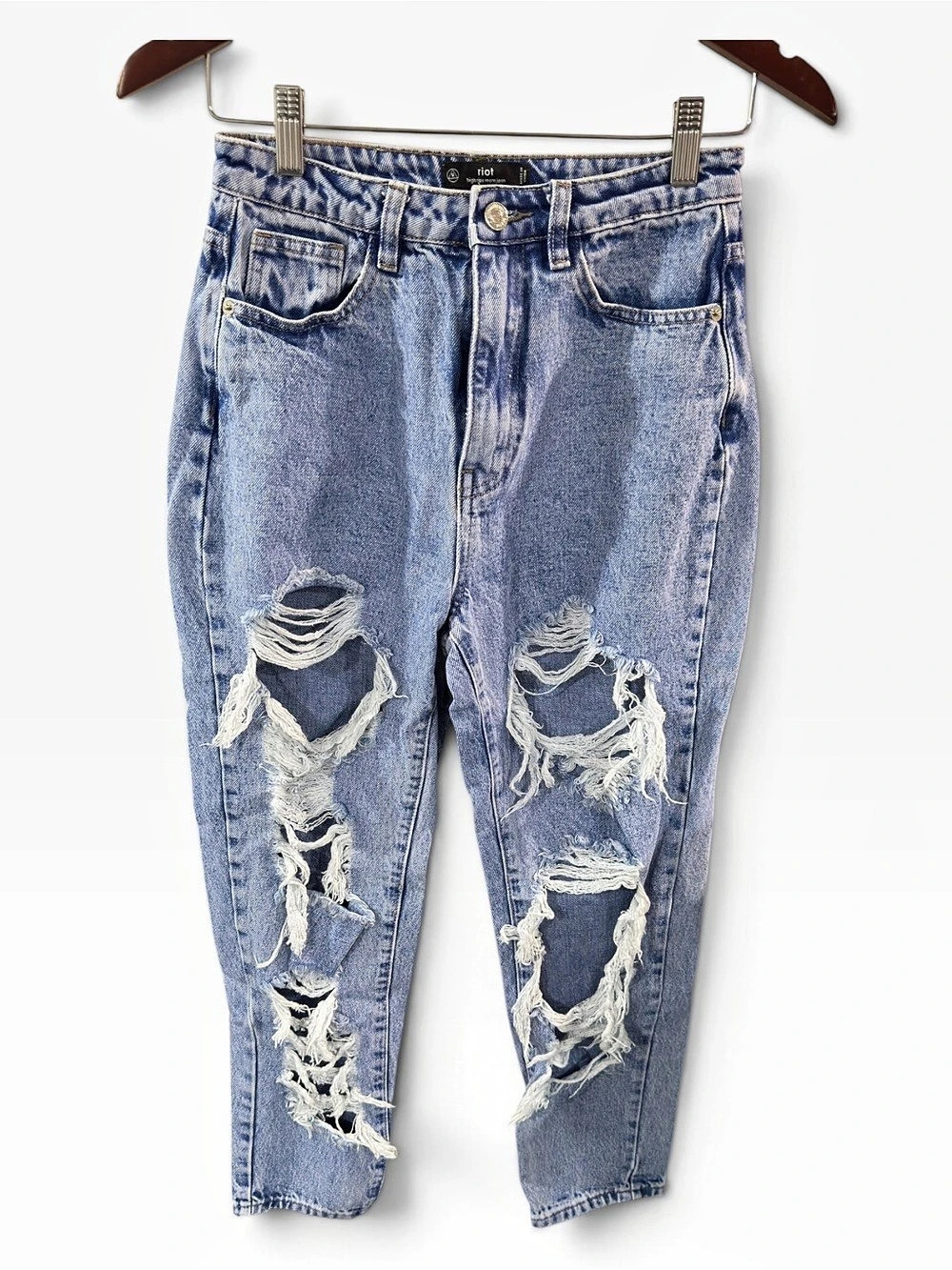 Missguided Riot High Rise Mom Jeans